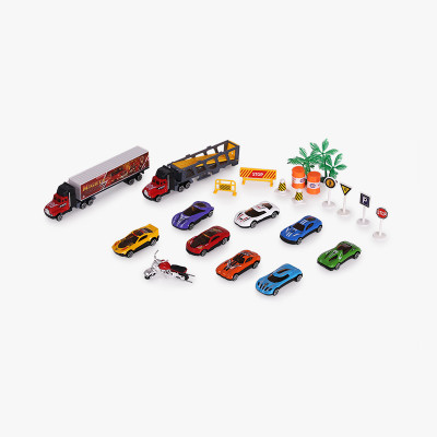 SET 11 COCHES METAL