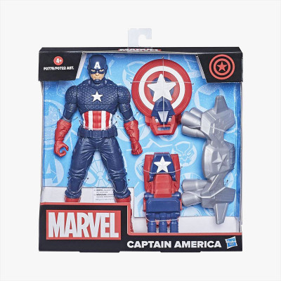 Haiku mudo Interactuar Figura acción Marvel con accesorios Capitán América | Tiendas MGI