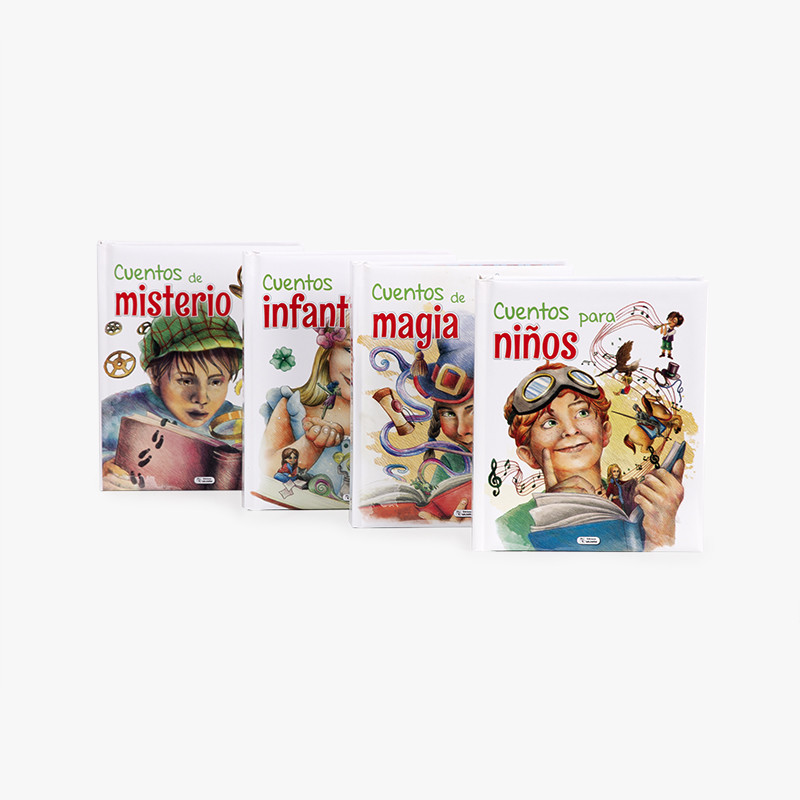Pack 4 cuentos misterio, magia, infantiles y para niños Tiendas MGI