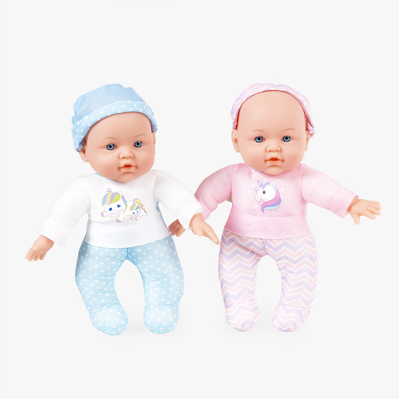 2 Muñecos Bebe De Juguete Con Accesorios Niños Bebes