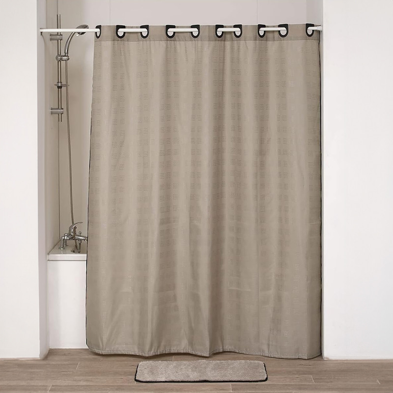 Cortina de baño y ducha Poliester, 180x200