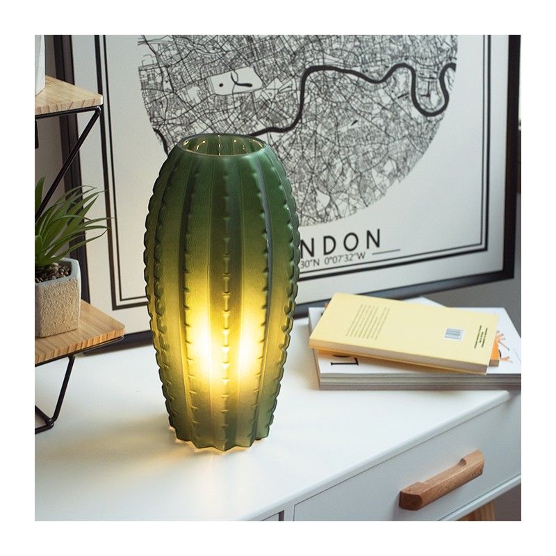 lampara de cactus original para decorar salon